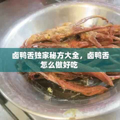 卤鸭舌独家秘方大全，卤鸭舌怎么做好吃 