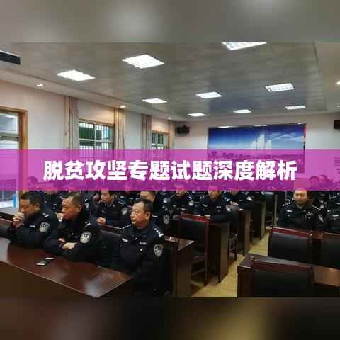 脱贫攻坚专题试题深度解析