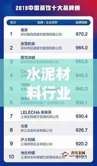 水泥材料行业十大品牌排名榜单揭晓